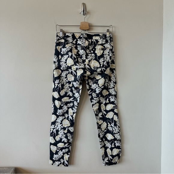 7 For All Mankind-Floral Soft Denim Jeans (Size:26) - Picture 2 of 10